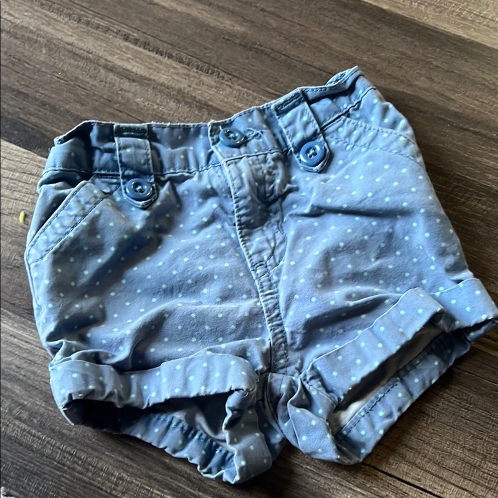 Old Navy Blue Polka Dot Kids Shorts